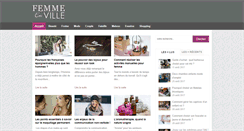 Desktop Screenshot of femme-en-ville.com