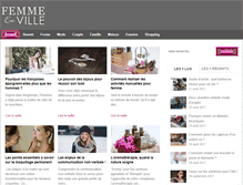 Tablet Screenshot of femme-en-ville.com